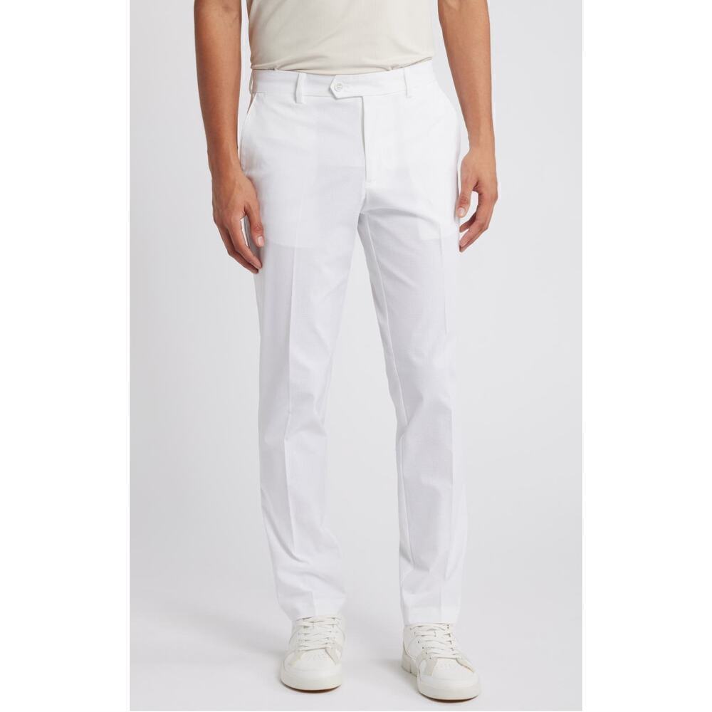 J. Lindeberg Men's High Vent Golf Trouser Pants Lightweight Size 38x32 White NWT